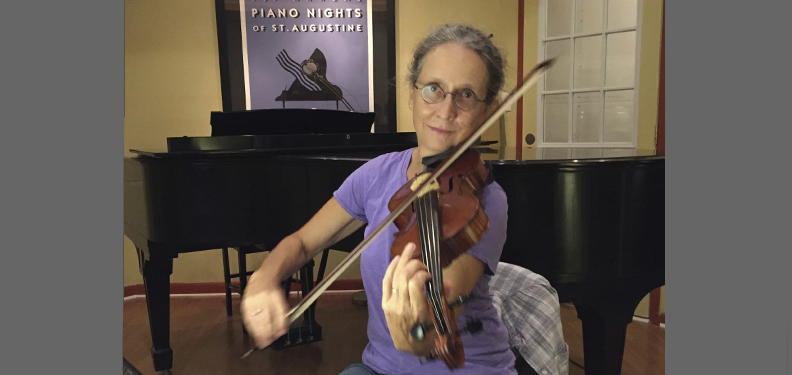 Caren Violin Gray